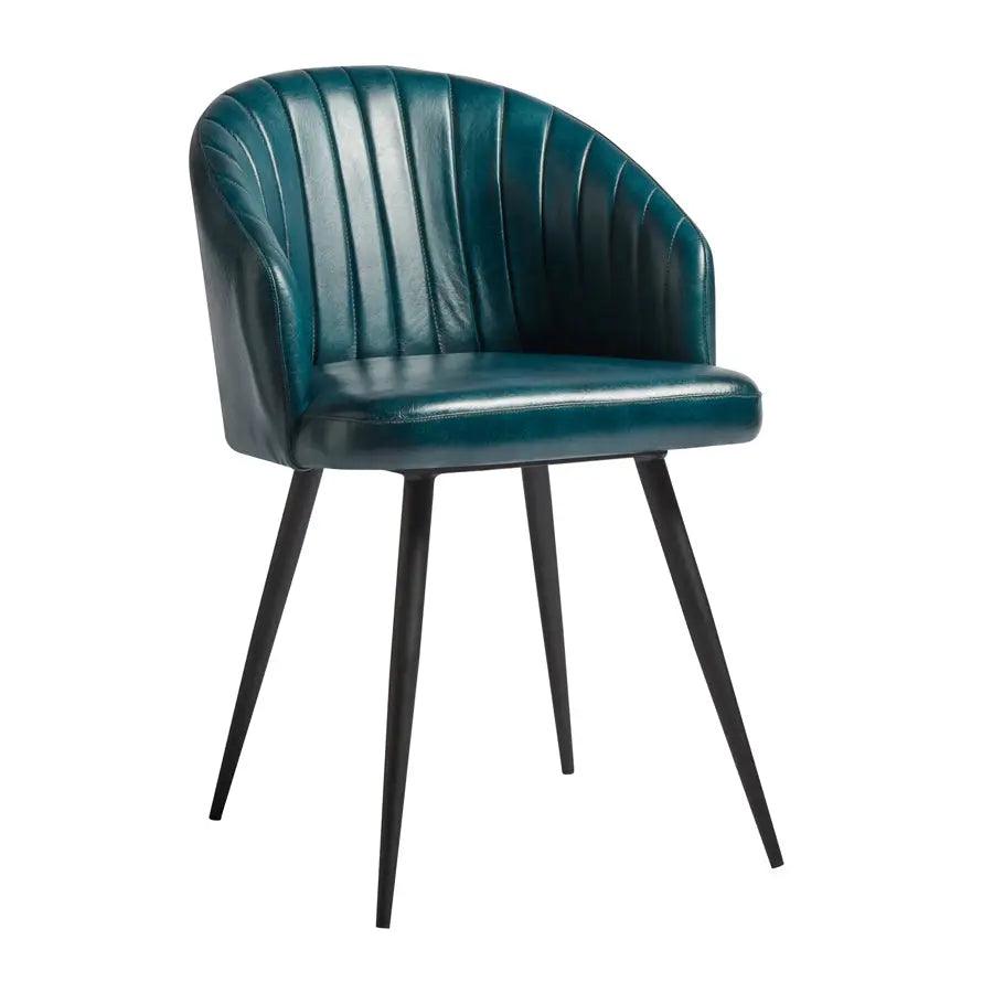 BROOKLYN TUB LEATHER CHAIR - GOLD - Yumen Furniture