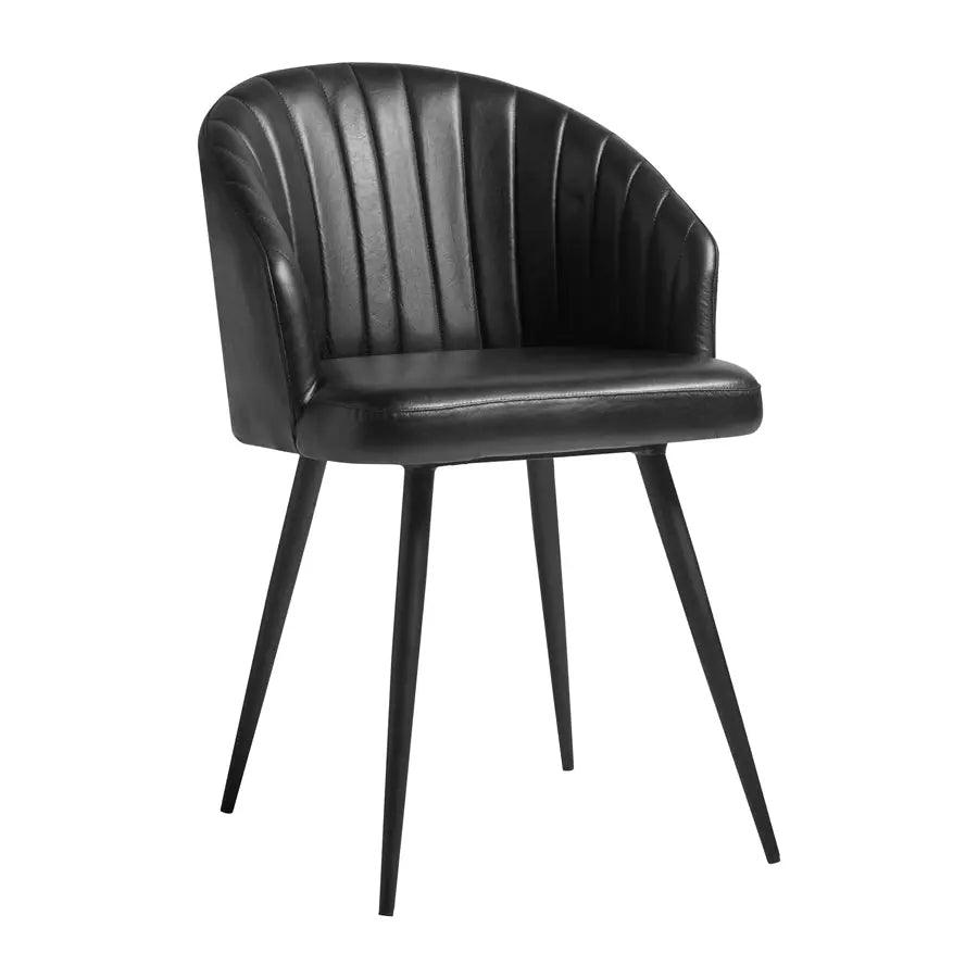 BROOKLYN TUB LEATHER CHAIR - GOLD - Yumen Furniture