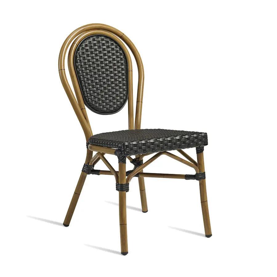 TIME WOVEN CHAIR- BLACK - Yumen Furniture