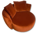 EC316 - Red Velvet Sofa Chair - Yumen Furniture